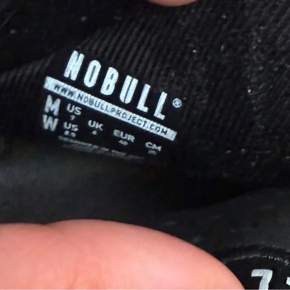 NOBULL Outwork High Top Sneakers Black (7M/8.5W) - Picture 7 of 7